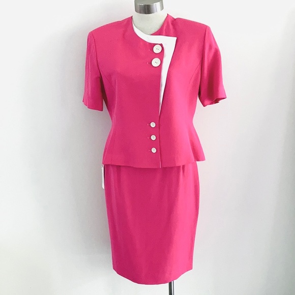 Vintage 2piece Skirt Suit By Nafta Line 
